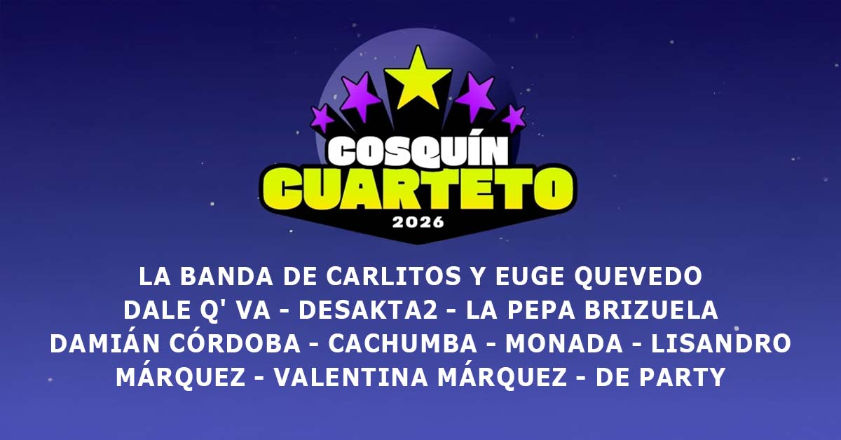 Grilla Cosquin Cuarteto - DIA 2